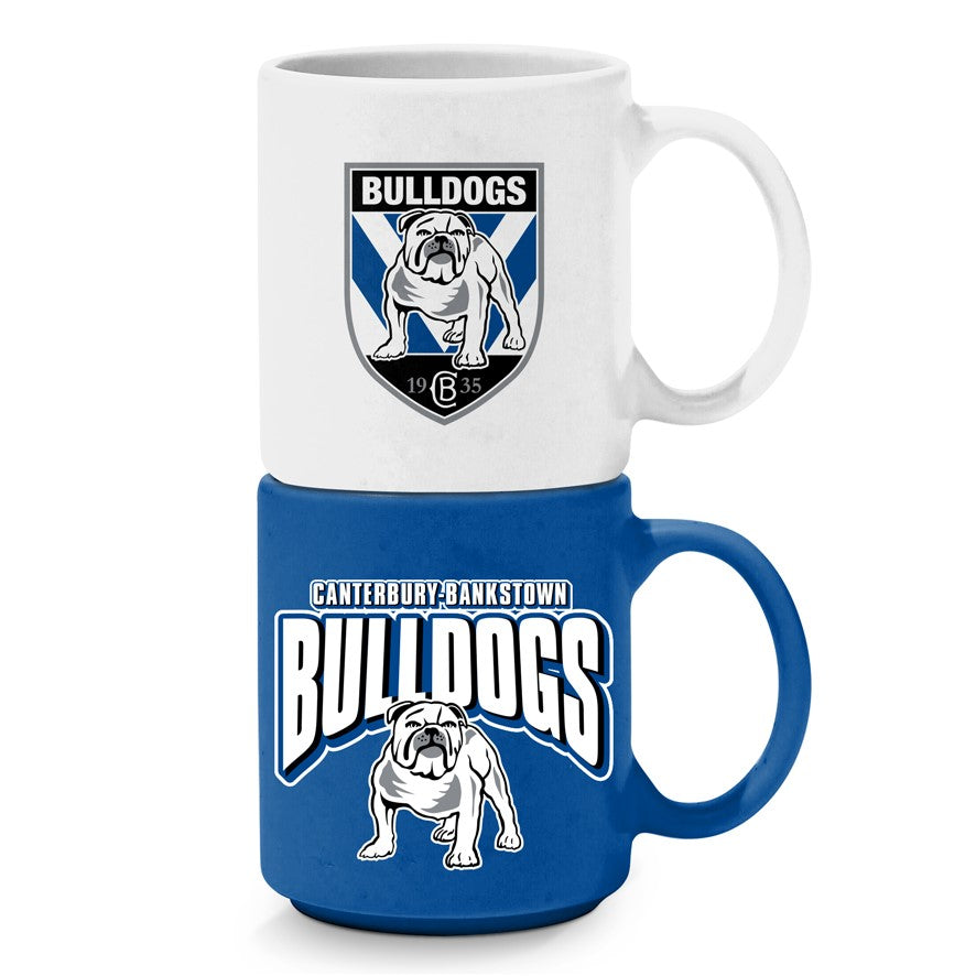 BULLDOGS NRL STACKABLE MUGS