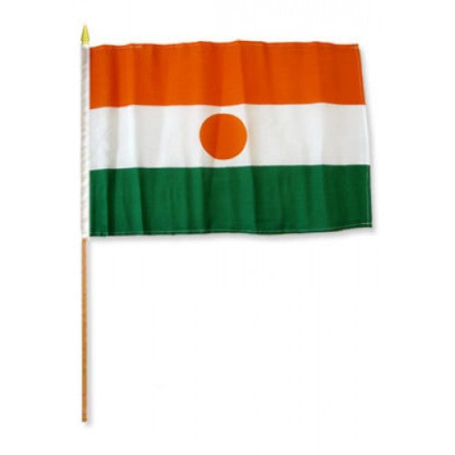 Niger Miniature small table desk flag 15cm x 10cm