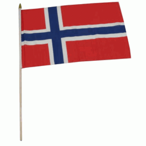 Norway Miniature small table desk flag 15cm x 10cm