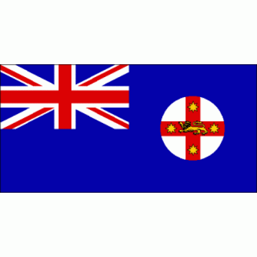 New South Wales state outdoor screen printed pole flag 180 x 90cm