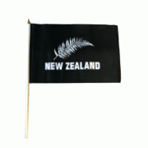 New Zealand Fern Miniature small table desk flag 15cm x 10cm