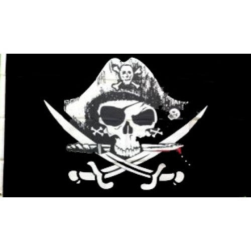 Pirate (New) Deadman Chest Large Flag