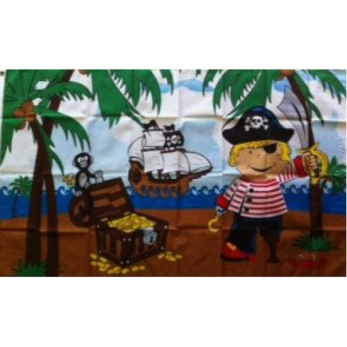 Pirate (New) Island Boy Large Flag