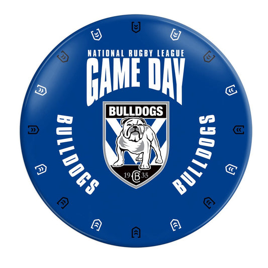 BULLDOGS NRL SNACK PLATES