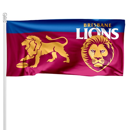 BRISBANE LIONS POLE FLAG
