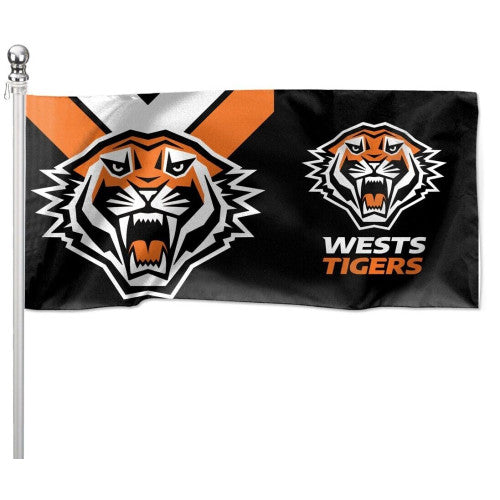 Wests Tigers Outdoor Flag 1800mm x 900mm