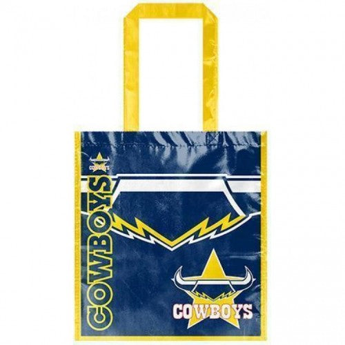 North Queensland Cowboys NRL Laminated Shopping Bag