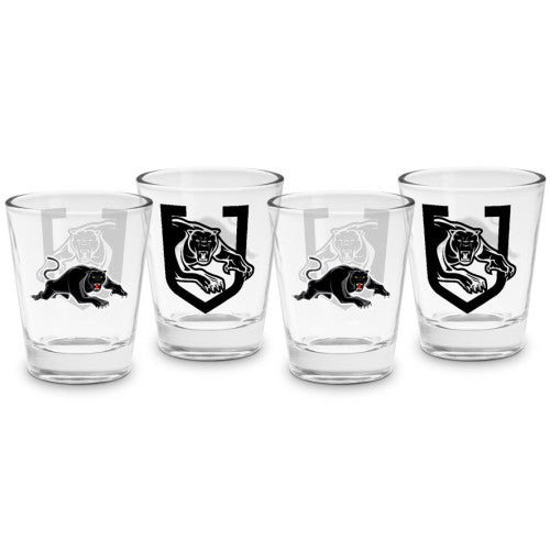 Penrith Panthers NRL Shot Glasses Set of 4