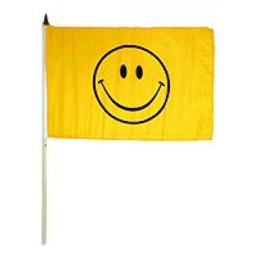 Smily Hand Flag 30x45cm