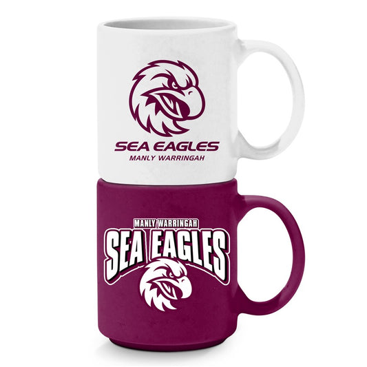 MANLY NRL STACKABLE MUGS