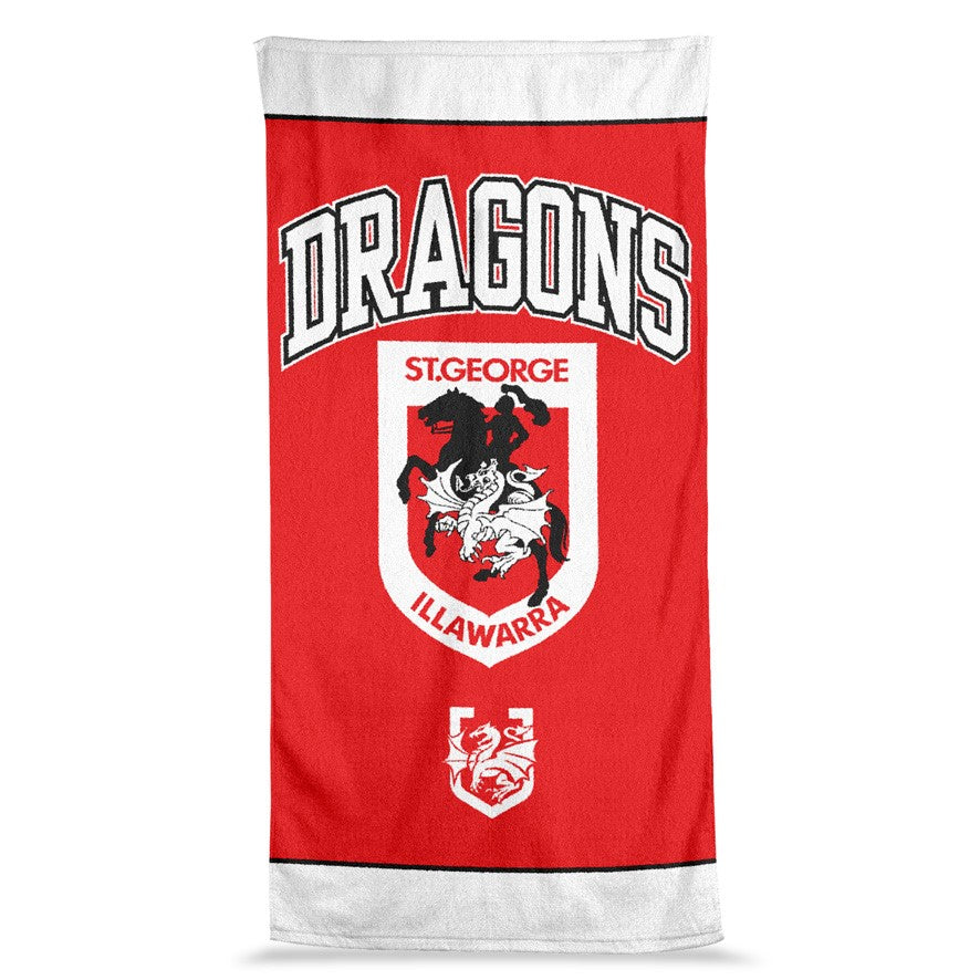 St George Dragons JUMBO BEACH TOWEL