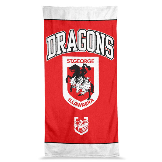 St George Dragons JUMBO BEACH TOWEL