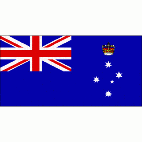 Victoria State screen printed large Flag 150x90cm