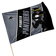 Panthers medium Mascot game day flag 90x60cm (NO STICK)