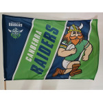 Canberra Raiders medium Mascot flag Size 90x60cm (NO STICK)