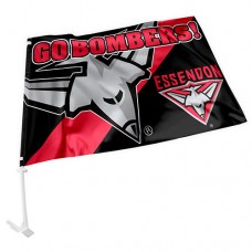 Essendon Bombers new release car flag size Size 27x38cm
