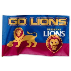 Brisbane Lions Flag 90x60cm  (No Stick)