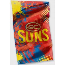 Gold Coast Suns supporter flag 150x90cm