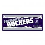Fremantle Dockers AFL Small Tin License Plate