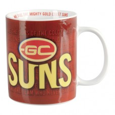 Gold Coast Suns AFL Team Song Mug