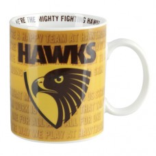 Hawthorn Hawks AFL Team Song Mug