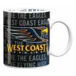 West Coast Eagles AFL Team Song Mug