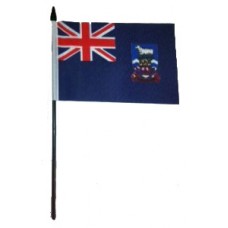 Falkland Island hand held wavers flag on plastic stick 30x45cm