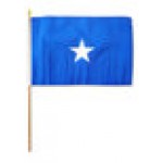 Somalia hand held wavers flag on plastic stick 30x45cm
