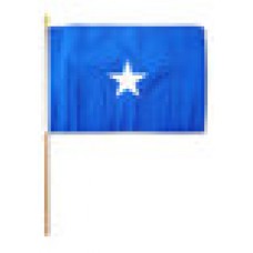 Somalia hand held wavers flag on plastic stick 30x45cm