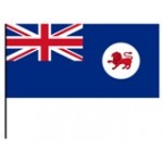 Tasmania state hand held wavers flag on plastic stick 30x45cm