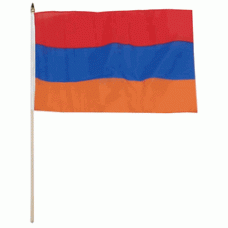 Armenia Hand Held Waver Flag on stick 30x45cm