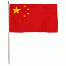 China hand Held Waver Flag on stick 30x45cm