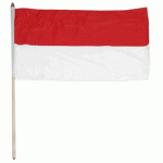 Indonesia MINIATURE SMALL TABLE DESK FLAG 15CM X 10CM