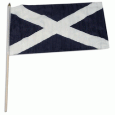 Scotland hand held wavers flag on plastic stick 30x45cm