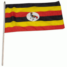 Uganda desk flag