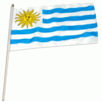 Uruguay desk flag