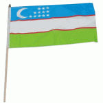 Uzbekistan desk flag