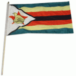 Zimbabwe desk flag