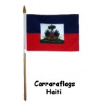Haiti MINIATURE SMALL TABLE DESK FLAG 15CM X 10CM