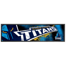 Gold Coast Titans NRL Rubber Back Bar Runner