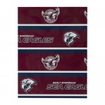 Manly Sea Eagles NRL Team Logo Gift Wrap