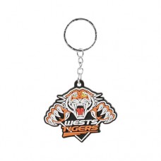Wests Tigers NRL Metal Team Logo Key Ring 