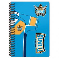 Gold Coast Titans NRL Licenced Notebook 2 pack.