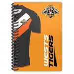 Wests Tigers NRL Licenced Notebook 2 pack.