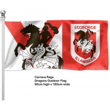 St George (Dragons) outdoor flag 1800mm x 900mm 