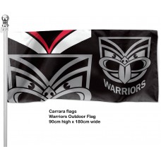 New Zealand Warriors Outdoor Flag  1800 x 900mm