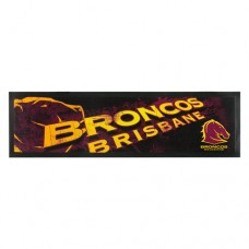 Brisbane Broncos NRL Retro Rubber Back Bar Runner.