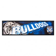 Canterbury Bulldogs NRL Retro Rubber Back Bar Runner