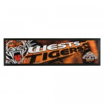 Wests Tigers NRL Retro Rubber Back Bar Runner.