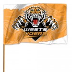 Wests Tigers Medium Flags 90x60cm  (NO STICK)